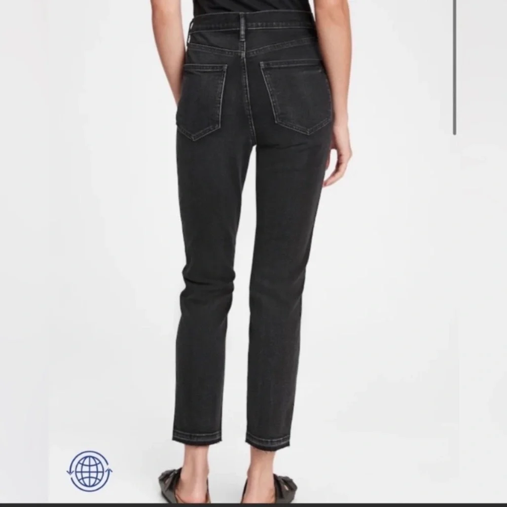 GAP VINTAGE SLIM HIGH RISE BLACK JEANS - Picture 4 of 12